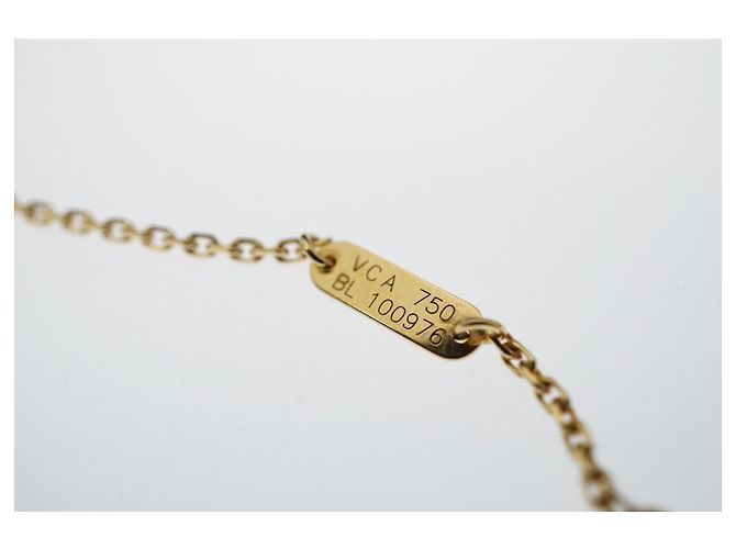 Van Cleef & Arpels Pendente festivo Vintage Alhambra 2023 - Collana in oro rosa e ossidiana - vista 7