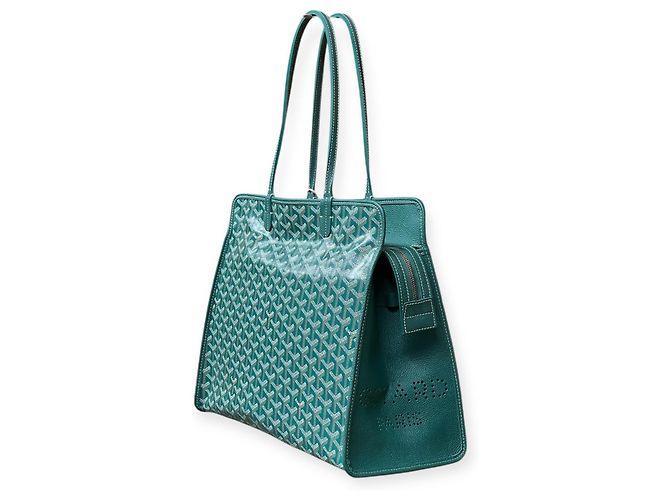 Borsa a mano Goyard Hardy PM Verde - vista 3