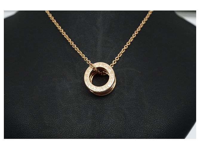 Bulgari Collana B.zero1 in oro rosa 18 carati Gold hardware - vista 10