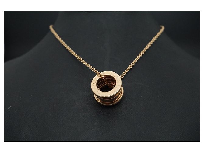 Bulgari Collana B.zero1 in oro rosa 18 carati Gold hardware - vista 11