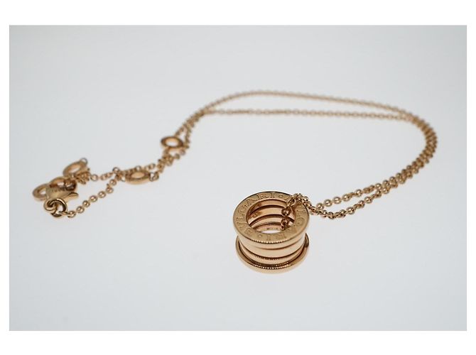 Bulgari Collana B.zero1 in oro rosa 18 carati Gold hardware - vista 2