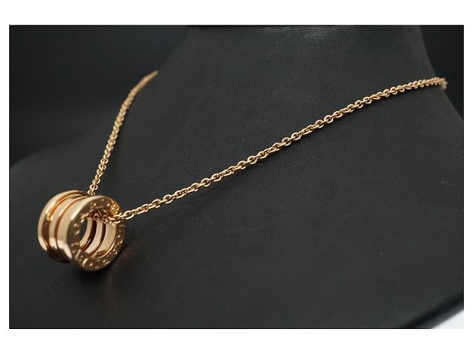 Bulgari Collana B.zero1 in oro rosa 18 carati Gold hardware - vista 4