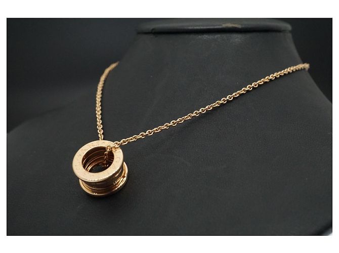 Bulgari Collana B.zero1 in oro rosa 18 carati Gold hardware - vista 6