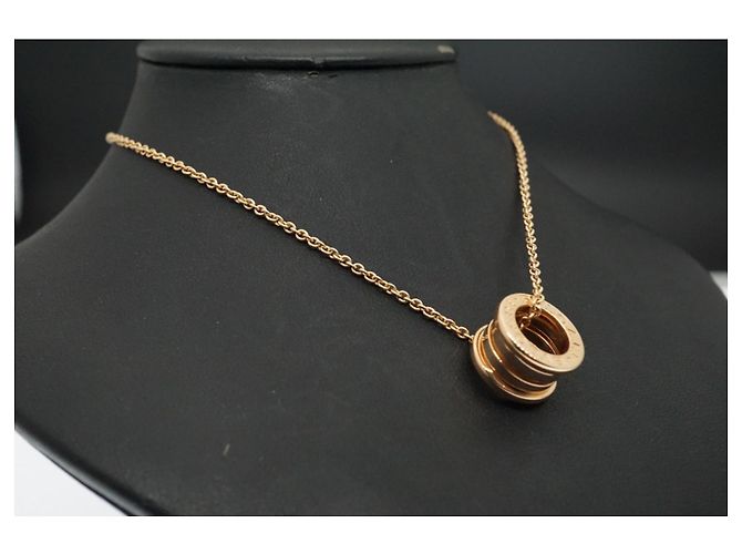 Bulgari Collana B.zero1 in oro rosa 18 carati Gold hardware - vista 7