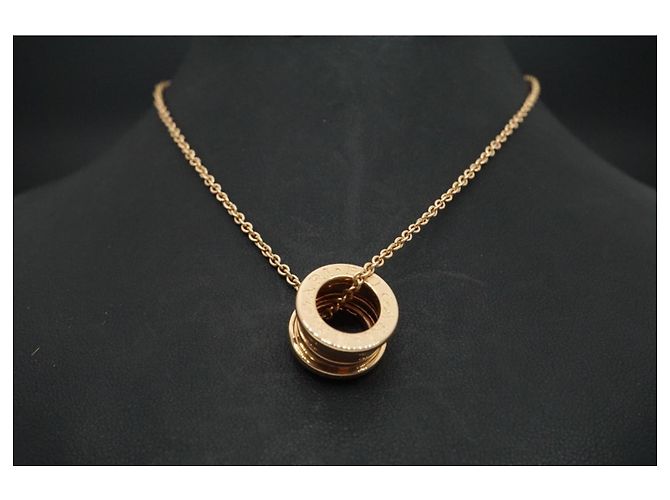 Bulgari Collana B.zero1 in oro rosa 18 carati Gold hardware - vista 8