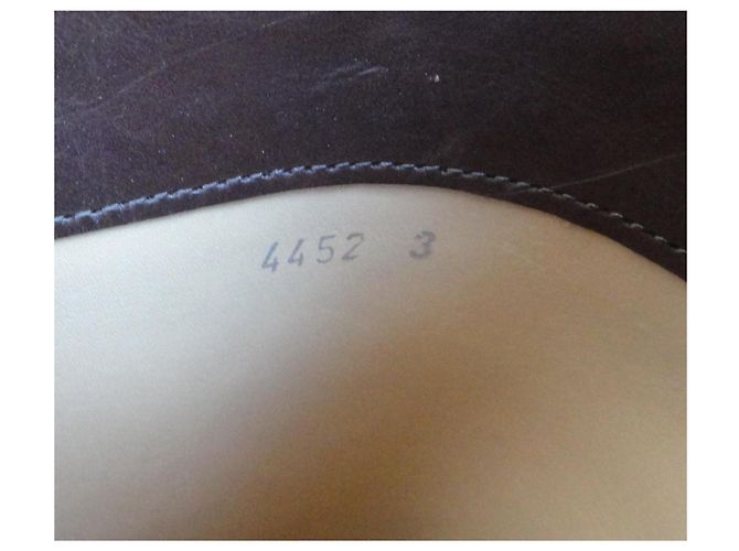 Botas Stéphane Kelian de cuero trenzado marrón oscuro - vista 6