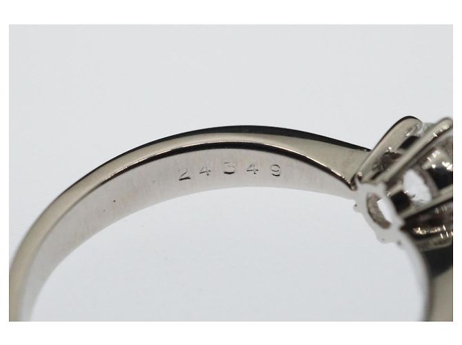 Authentic MIKIMOTO Diamond Ring 0.48CT Gold hardware - view 13
