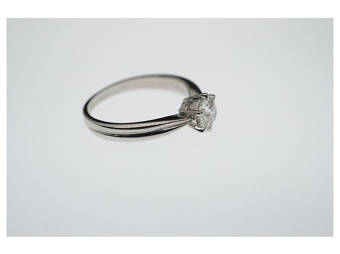 Authentic MIKIMOTO Diamond Ring 0.48CT Gold hardware - view 14