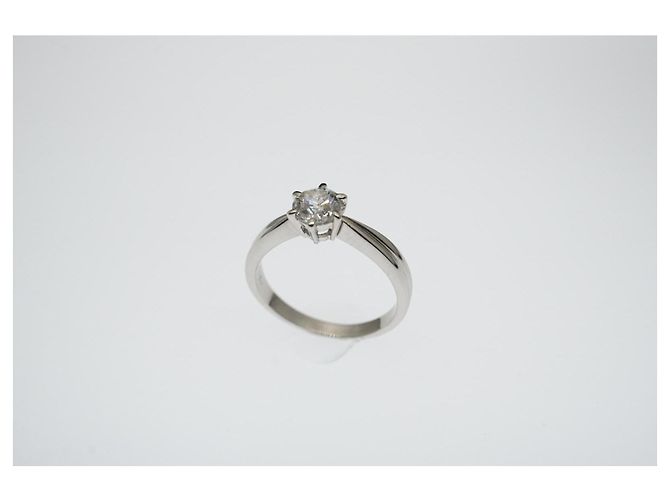 Authentic MIKIMOTO Diamond Ring 0.48CT Gold hardware - view 19