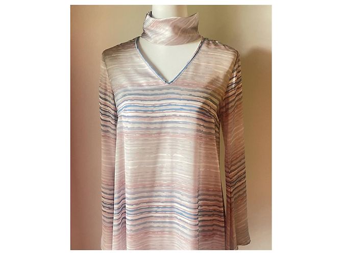 TRUSSARDI Kleid elegante leicht mit feinen Streifenmuster neu - Ansicht 10