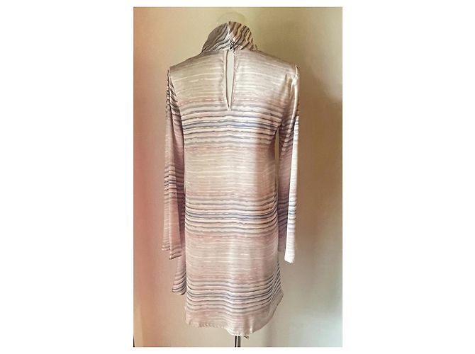 TRUSSARDI Kleid elegante leicht mit feinen Streifenmuster neu - Ansicht 6