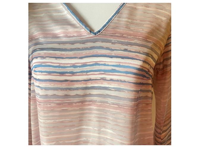 TRUSSARDI Kleid elegante leicht mit feinen Streifenmuster neu - Ansicht 8