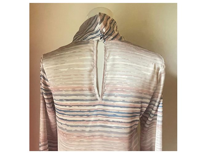 TRUSSARDI Kleid elegante leicht mit feinen Streifenmuster neu - Ansicht 9