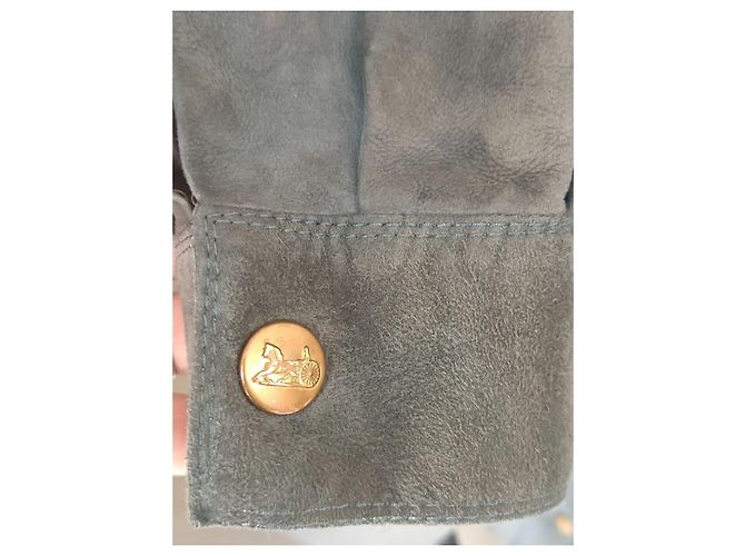 Trenchcoat der 70er Jahre CÉLINE Blau - Ansicht 12