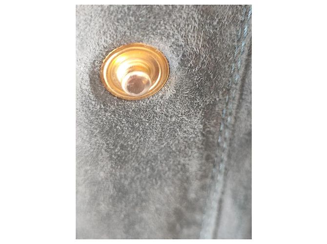 Trenchcoat der 70er Jahre CÉLINE Blau - Ansicht 14