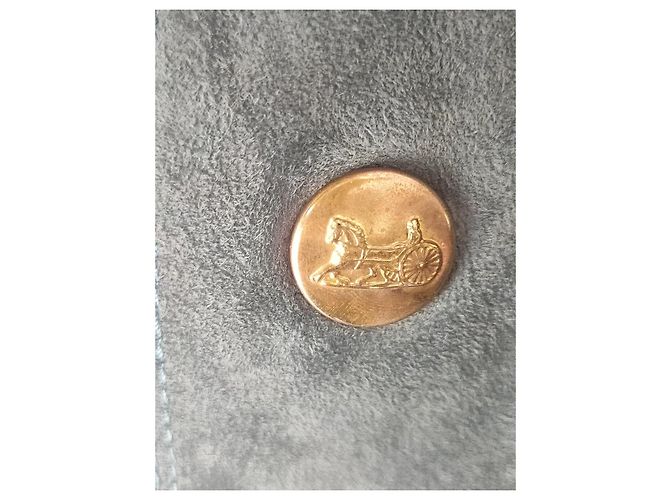 Trenchcoat der 70er Jahre CÉLINE Blau - Ansicht 3