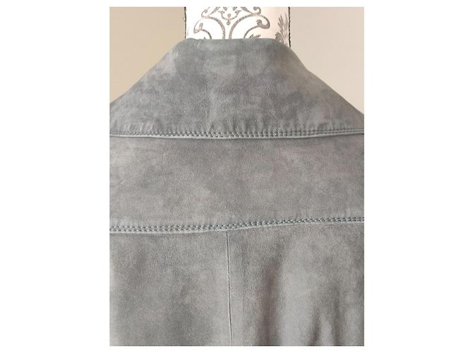 Trenchcoat der 70er Jahre CÉLINE Blau - Ansicht 6