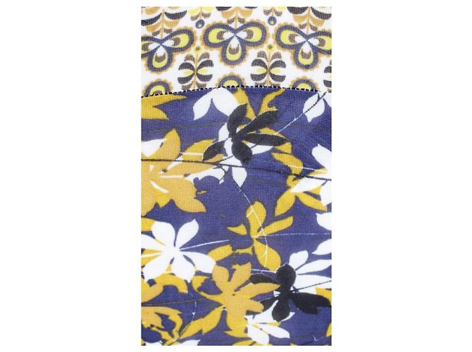 Just Cavalli Kleid mit Blumenmuster blau aus Viskose Mehrfarben - Ansicht 4