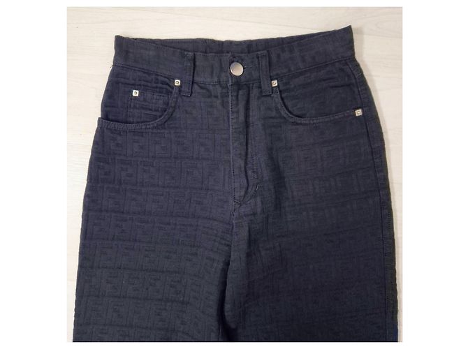 Fendi pantaloni vintage 1990s Nero - vista 5