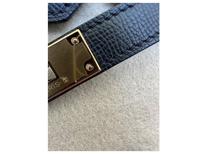 Hermès Birkin 35 in pelle Togo nera con finiture oro Nero - vista 5