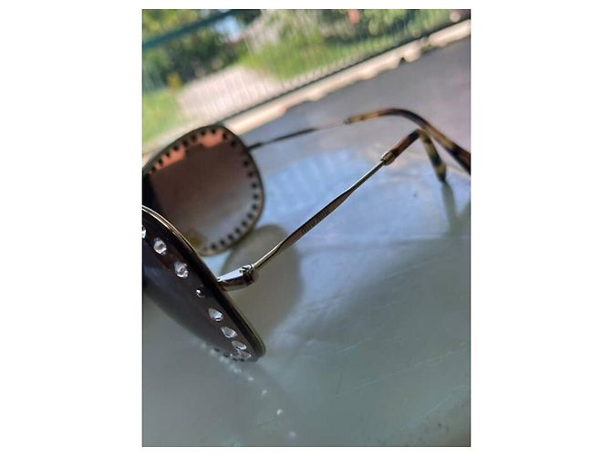 Miu Miu Menta MU51VS 40ZVN6S1 Gold hardware - vista 5