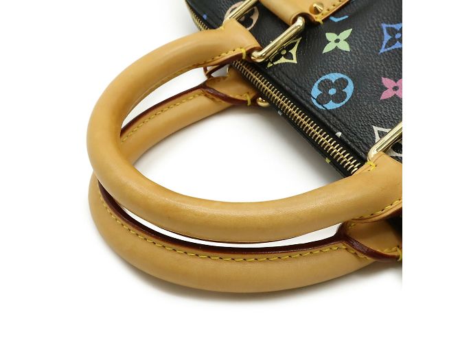 Louis Vuitton Monogram Multicolore Speedy 30 Handbag Black Multiple colors - view 5