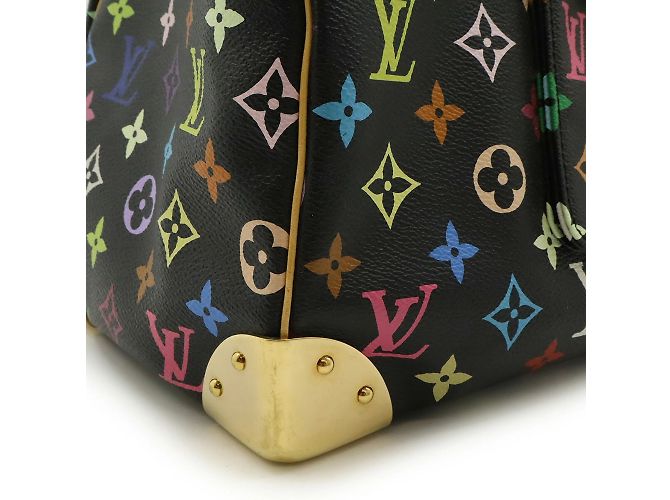Louis Vuitton Monogram Multicolore Speedy 30 Handbag Black Multiple colors - view 8