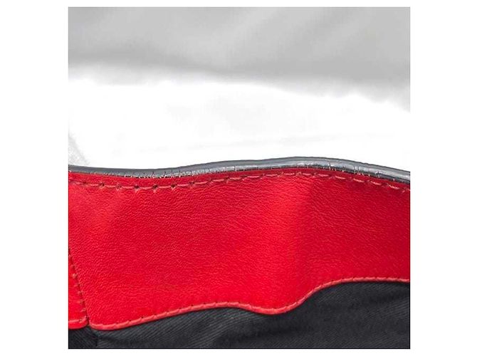 Borsa Tote 2 in 1 Christian Louboutin Nero Rosso - vista 11