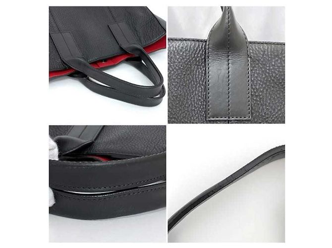 Borsa Tote 2 in 1 Christian Louboutin Nero Rosso - vista 6
