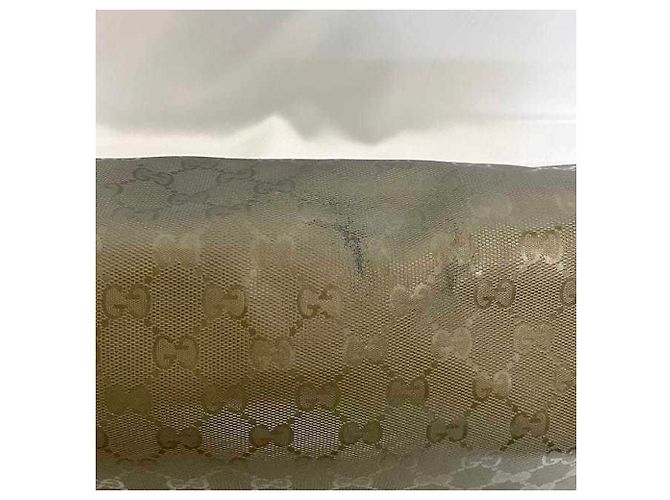 Borsa a spalla Gucci verde e khaki Cachi - vista 7