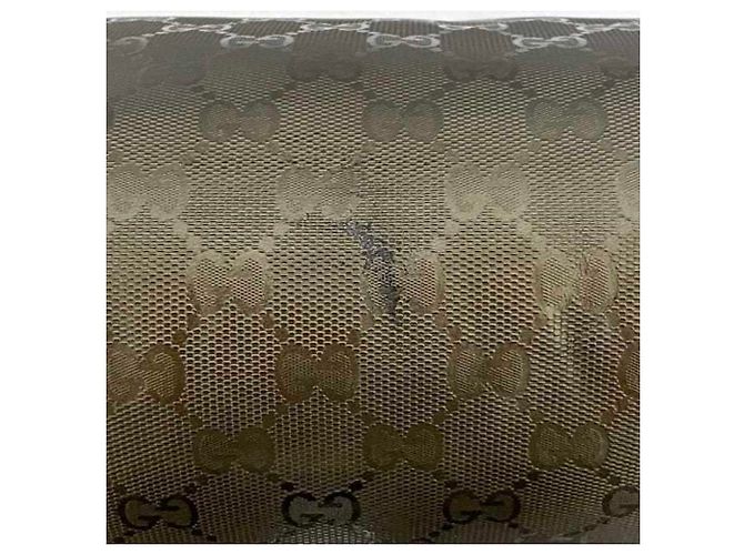 Borsa a spalla Gucci verde e khaki Cachi - vista 8