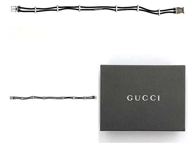 Cintura Gucci Wire nera Nero - vista 3