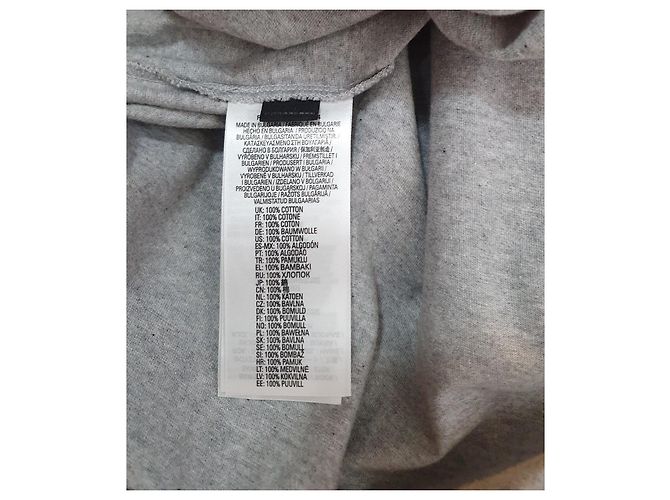 Vestido Diesel gris de algodón oversize - vista 7