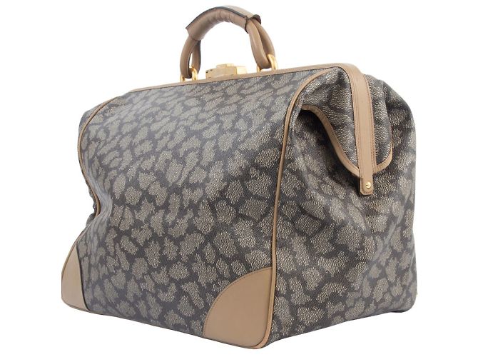 Bolso Doctor Bag Yves Saint Laurent Castaño Beige - vista 11
