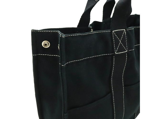 Hermès Borsa tote MM Deauville Hermes Nero - vista 6
