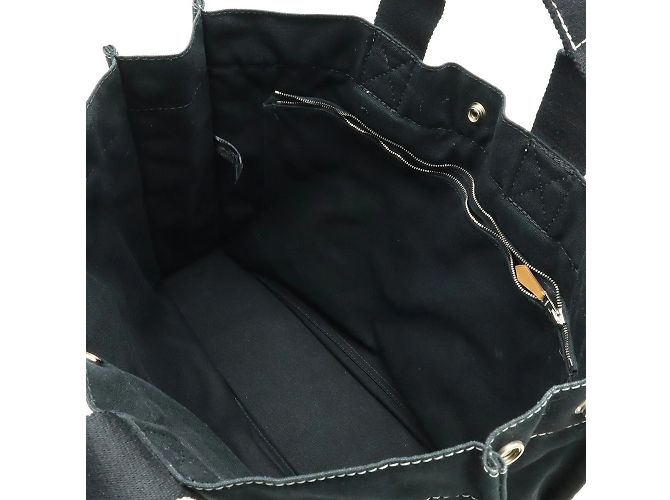 Hermès Borsa tote MM Deauville Hermes Nero - vista 7