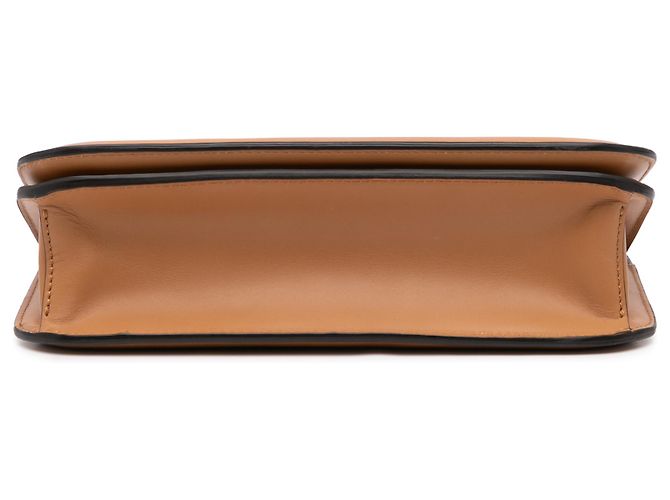 Borsa a spalla Fendi in vitello marrone Vitello King Nubuck Pequin Karligraphy - vista 3