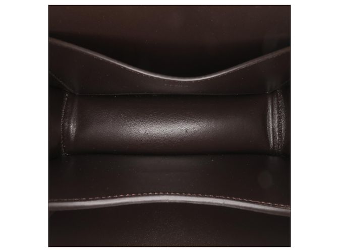 Borsa a spalla Fendi in vitello marrone Vitello King Nubuck Pequin Karligraphy - vista 5