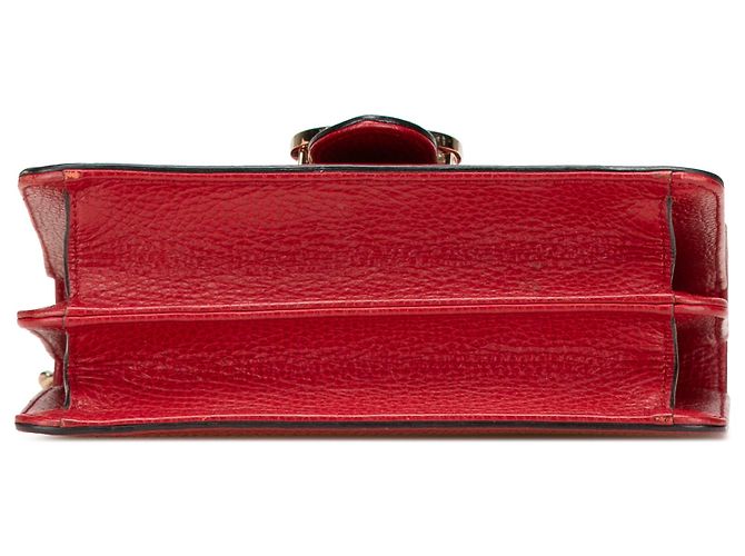 Gucci Rosso Piccolo Dollaro Pelle di Vitello Interlocking G Crossbody - vista 3