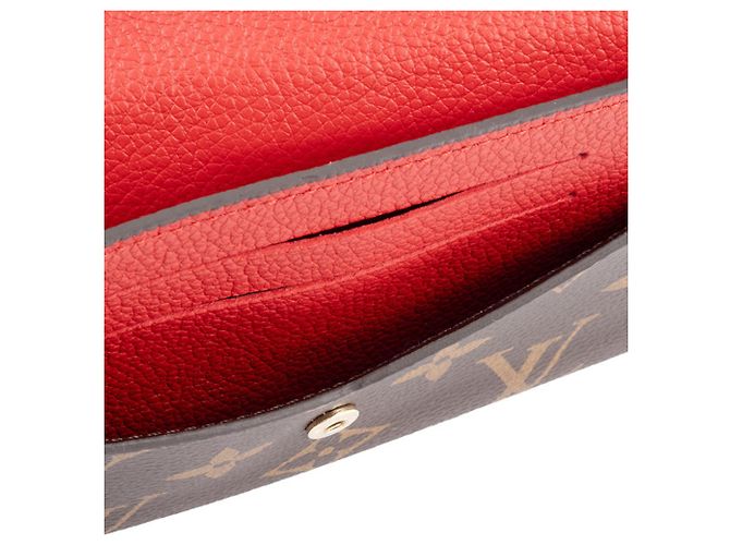 Portafoglio Pallas Compact Bi-fold di Louis Vuitton Marrone Rosso - vista 5