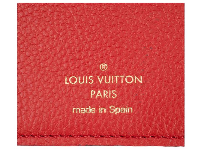 Portafoglio Pallas Compact Bi-fold di Louis Vuitton Marrone Rosso - vista 8