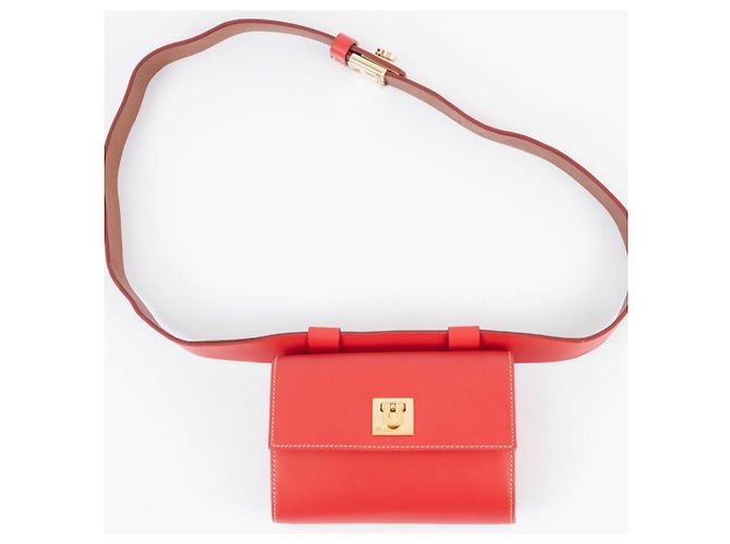Marsupio Gancini Salvatore Ferragamo Rosso - vista 12