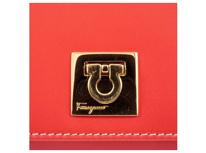 Marsupio Gancini Salvatore Ferragamo Rosso - vista 6