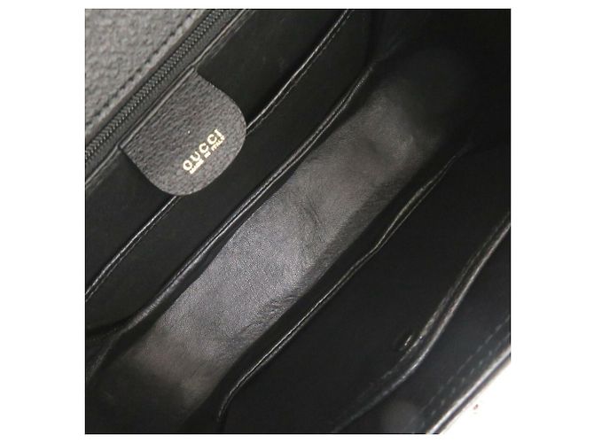Borsa in pelle Gucci Bamboo Nero - vista 6