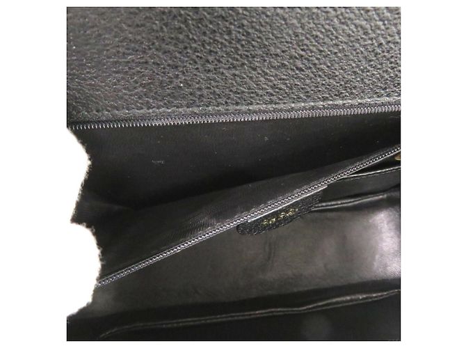 Borsa in pelle Gucci Bamboo Nero - vista 7