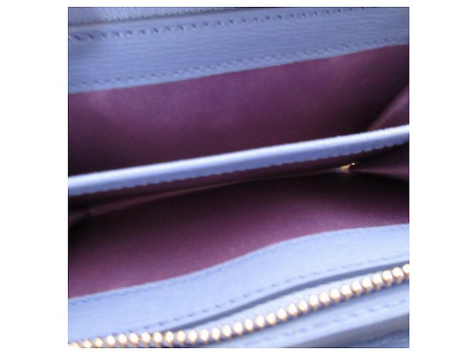 Billetera bi-fold de cuero morado Gucci Púrpura - vista 6