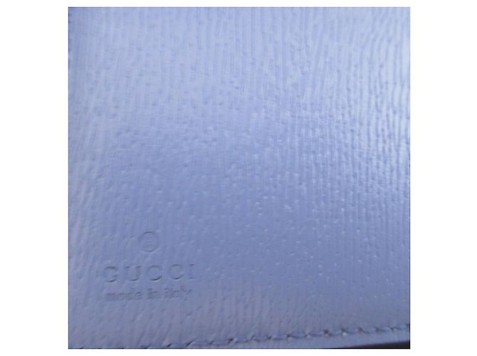 Billetera bi-fold de cuero morado Gucci Púrpura - vista 9