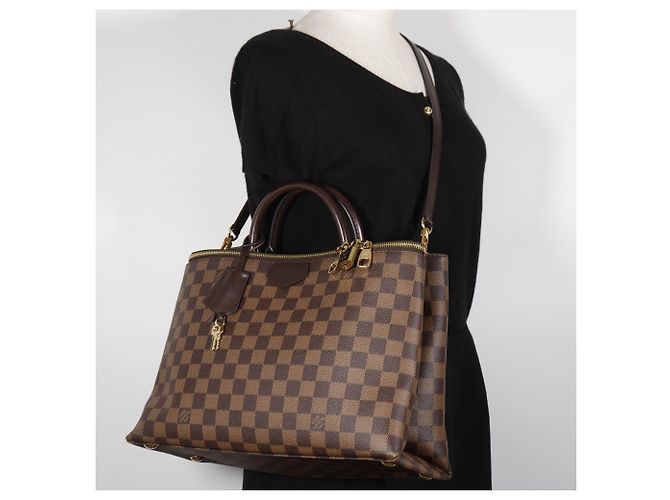 Borsa a mano Louis Vuitton Brompton Marrone - vista 19