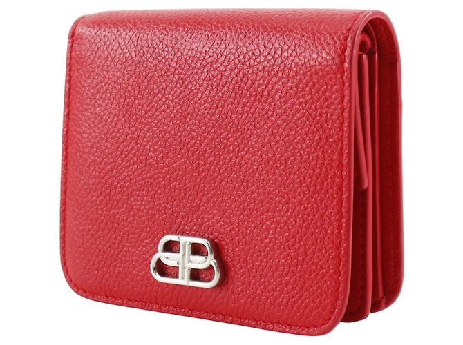 Balenciaga BB Geldbörse Rot - Ansicht 2
