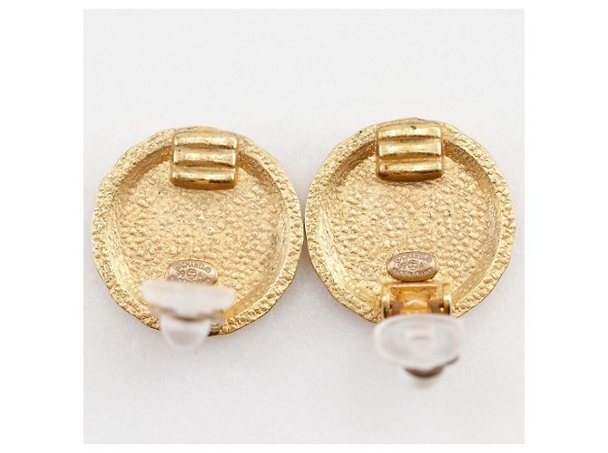 Orecchini a clip con motivo floreale placcati in oro Chanel D'oro - vista 5